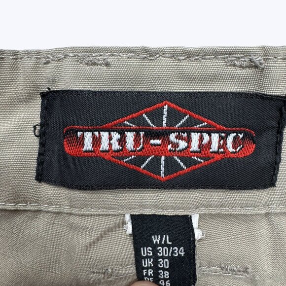 True Spec Pants Men's Size 30x34 Khaki color Cargo Pants - Picture 6 of 16